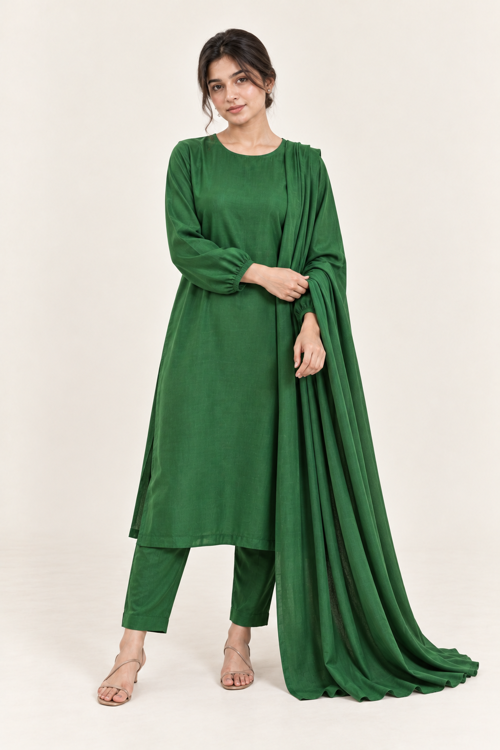 Gulelalah Kainat — Tropical Green Silk