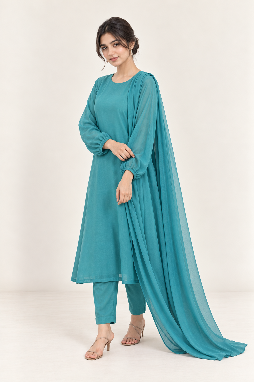 Gulelalah Laiba — Turquoise Chiffon