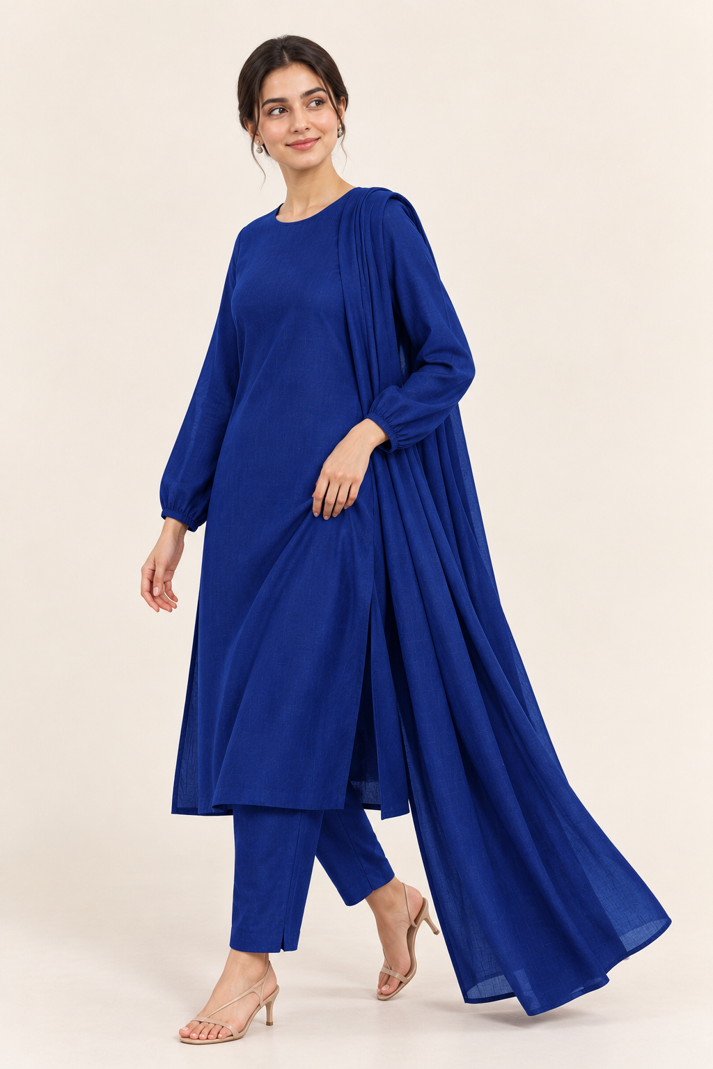 Gulelalah Mehr — Cobalt Blue Cotton