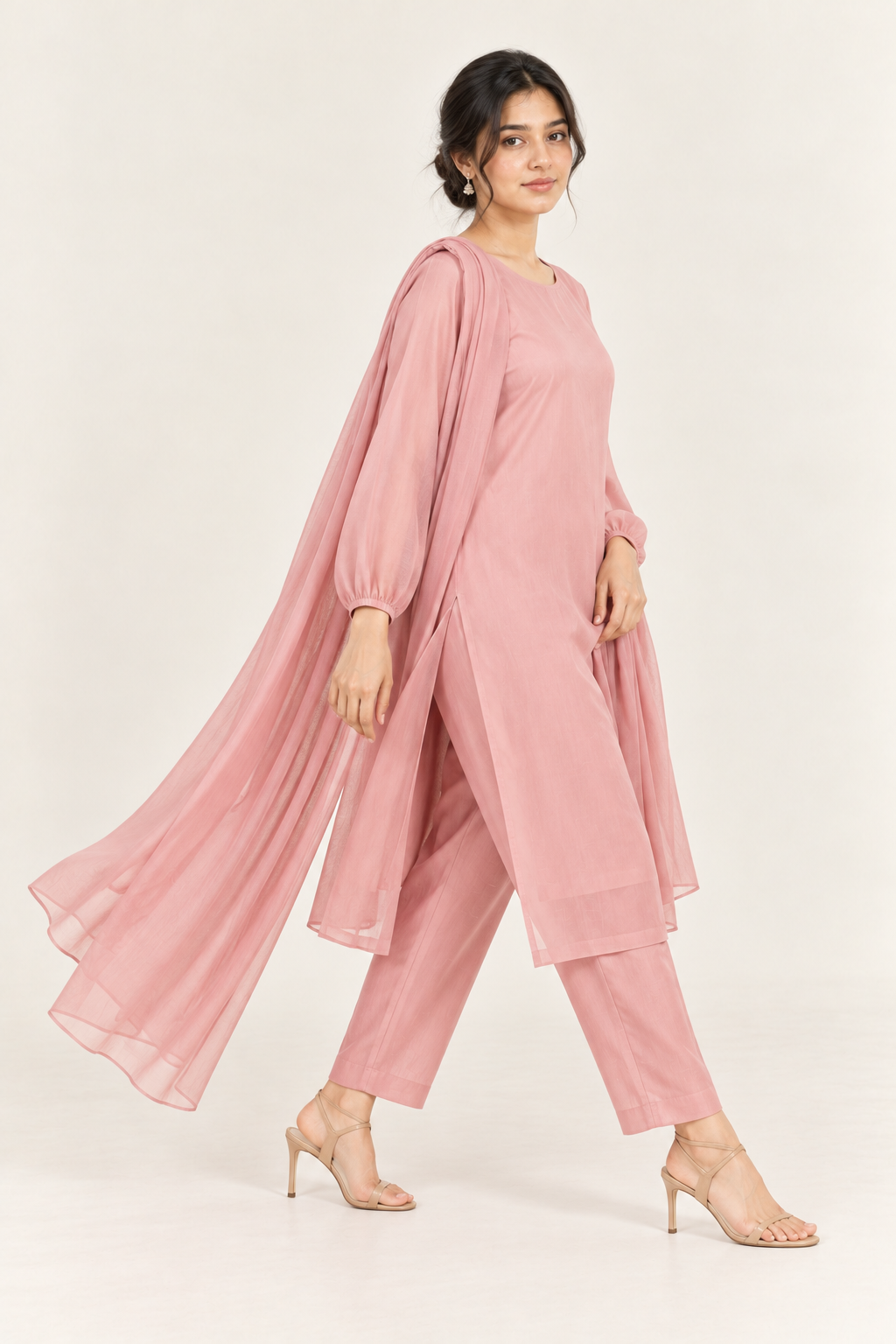 Gulelalah Inaya — Blush Pink Chiffon