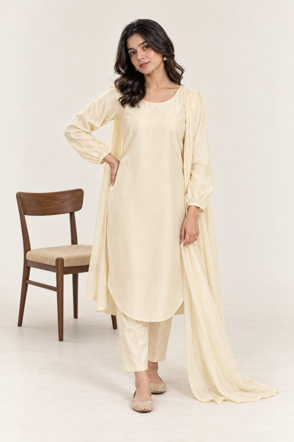 Gulelalah Ayna — Butter Cream Silk