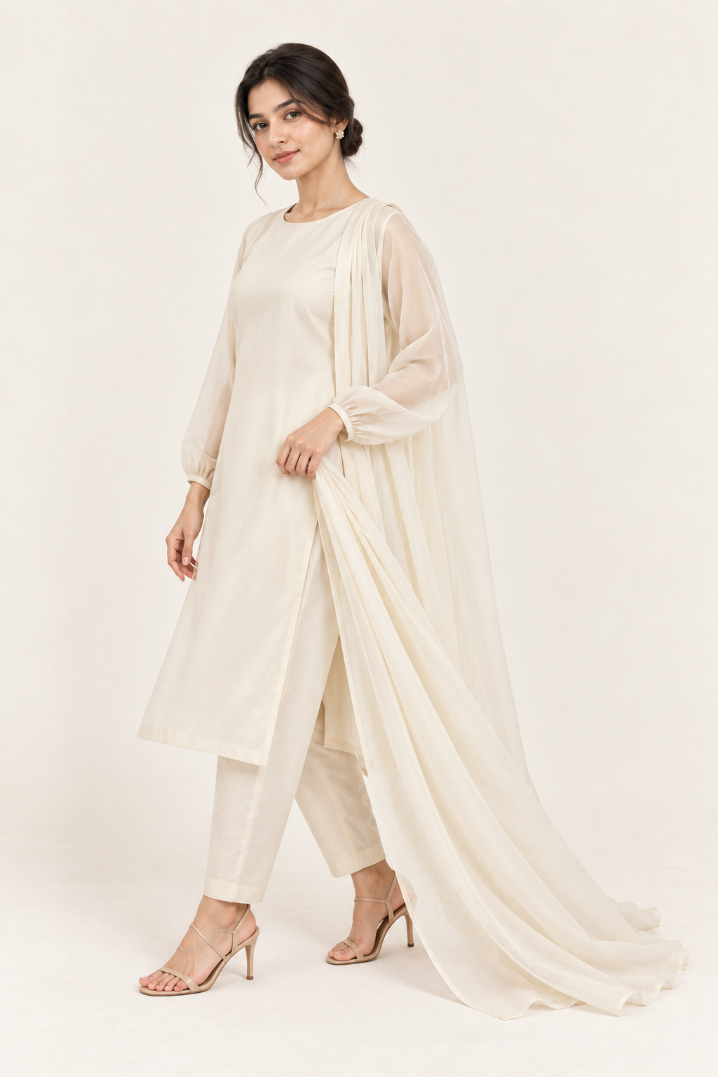 Gulelalah Daniya — Alabaster Organza