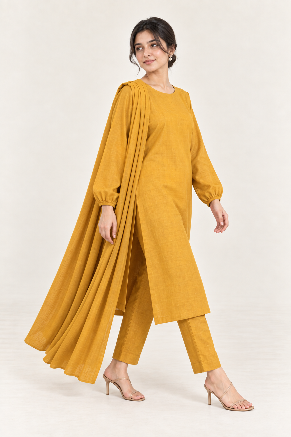 Gulelalah Aaliya — Golden Yellow Khaddar