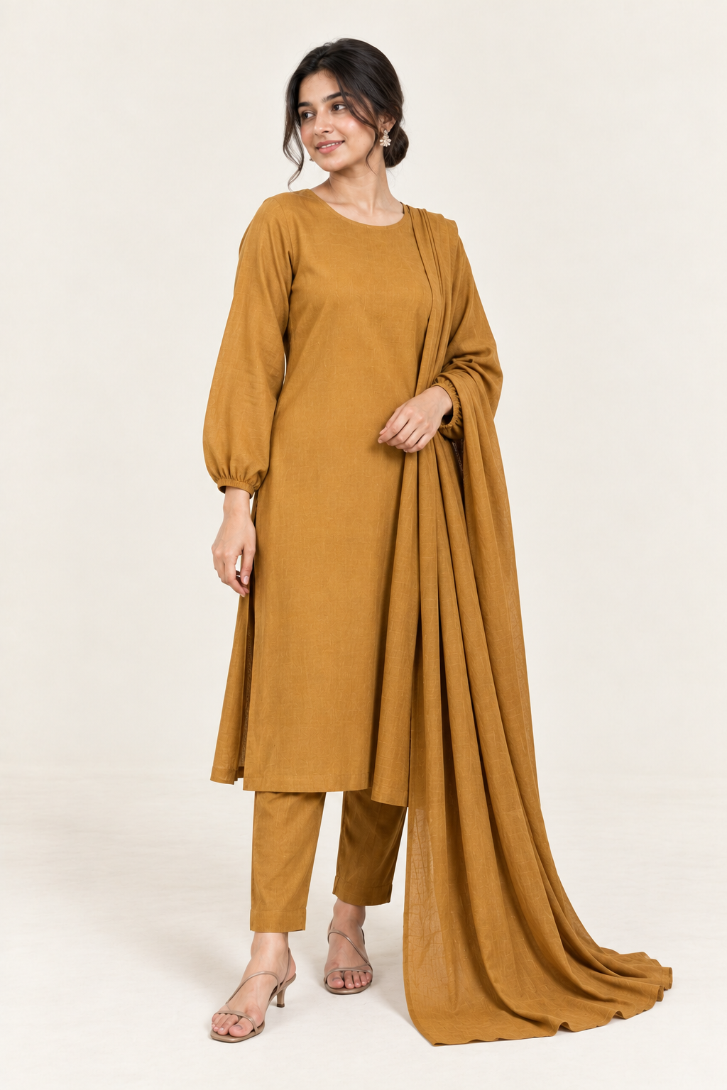 Gulelalah Izza — Amber Gold Linen