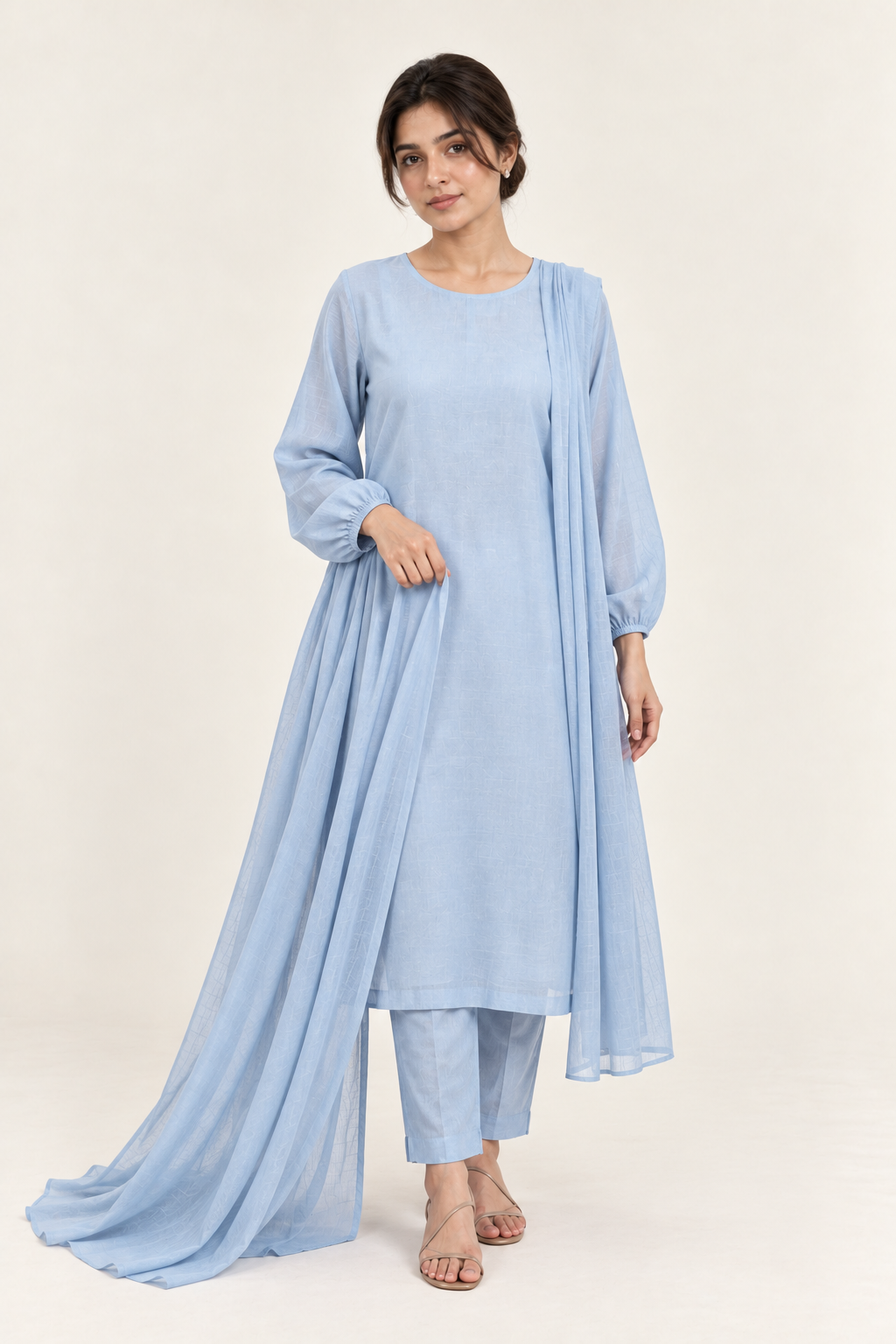 Gulelalah Noor — Baby Blue Organza