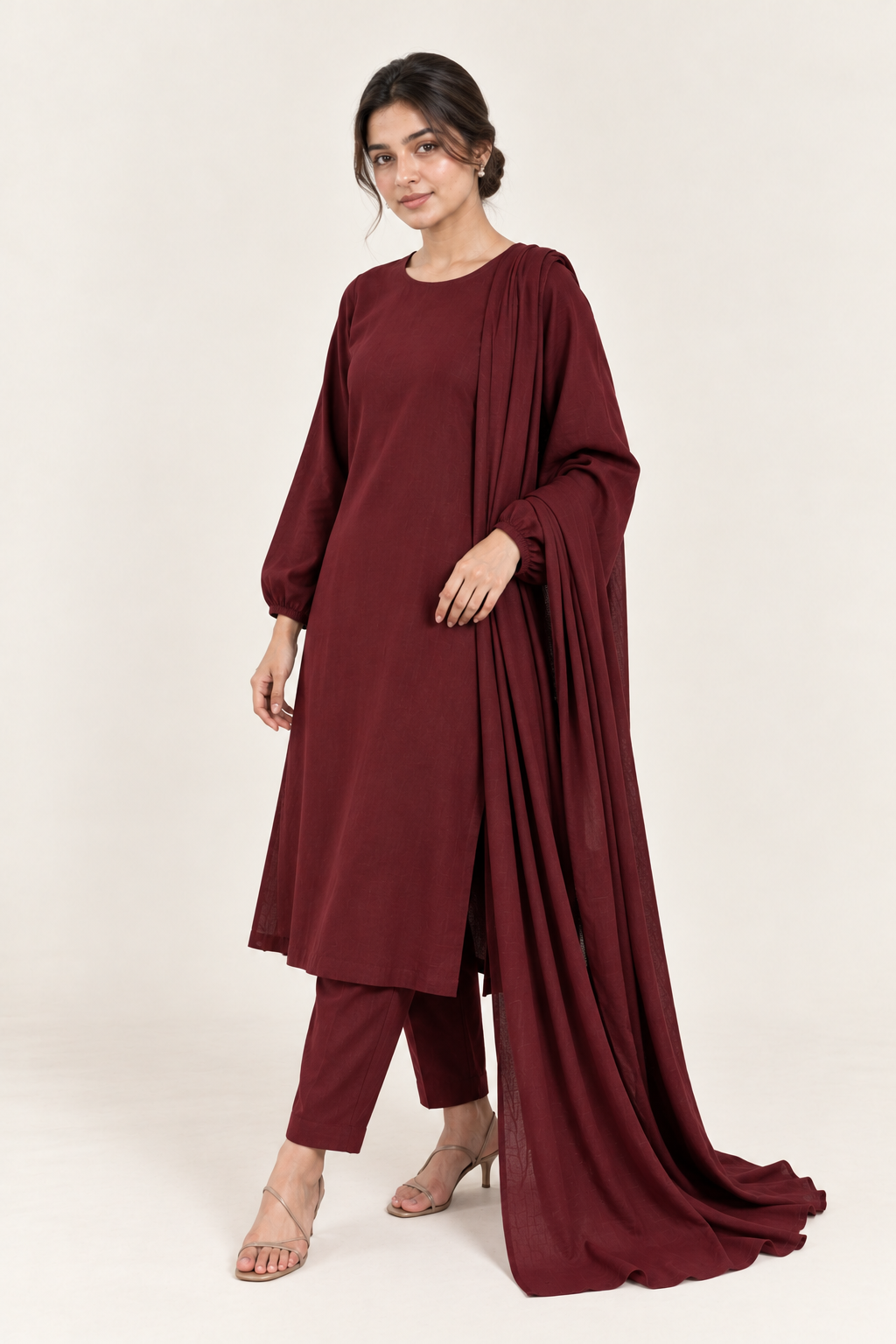 Gulelalah Rania — Oxblood Linen