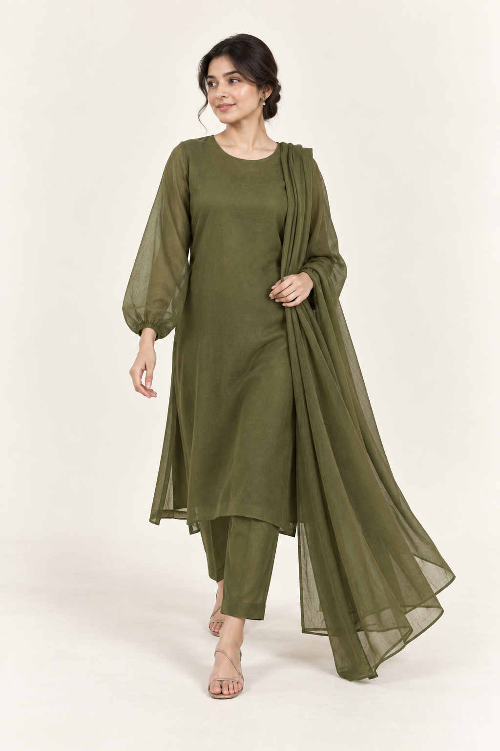 Gulelalah Sahar — Moss Organza