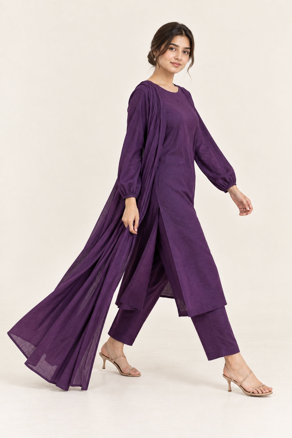 Gulelalah Zara — Royal Purple Lawn