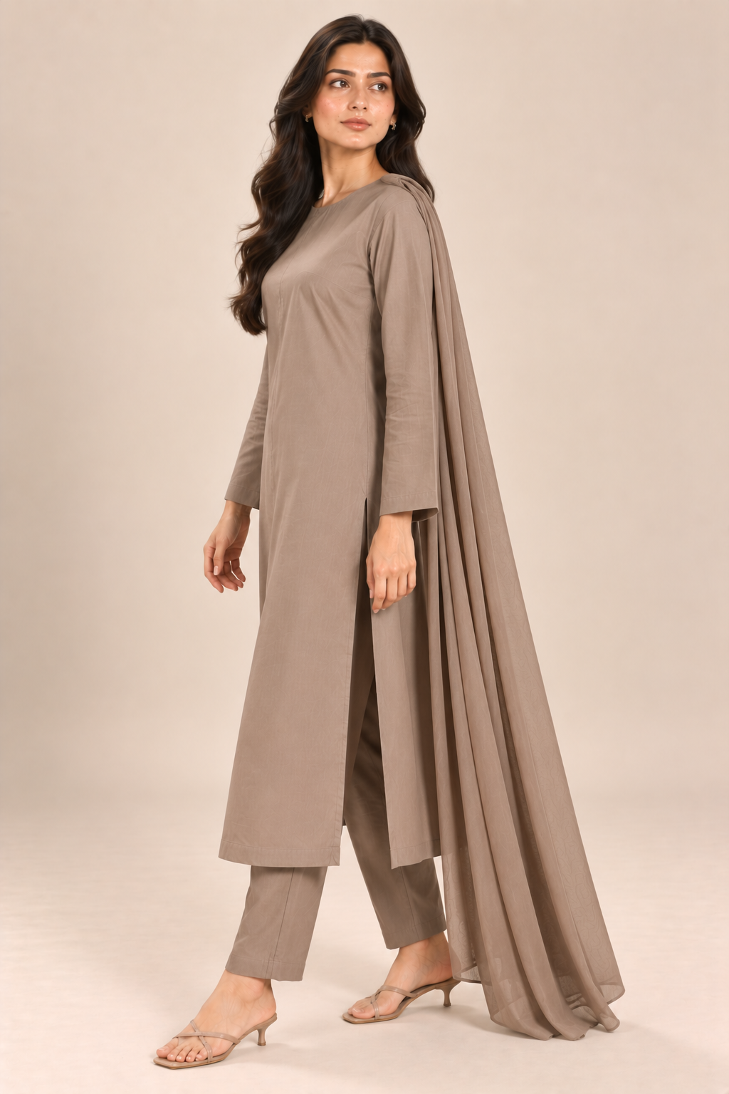 Gulelalah Aylaan — Warm Taupe Cotton
