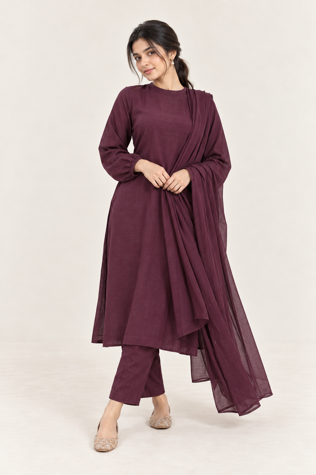 Gulelalah Eman — Plum Silk