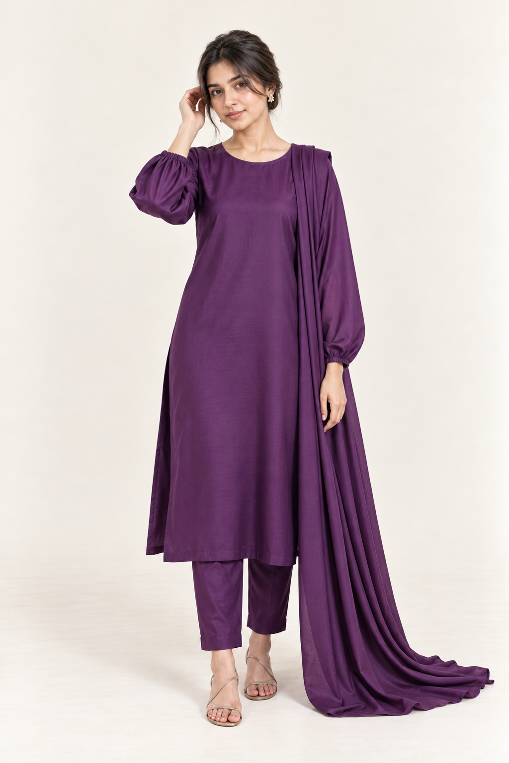 Gulelalah Inaya — Purple Silk