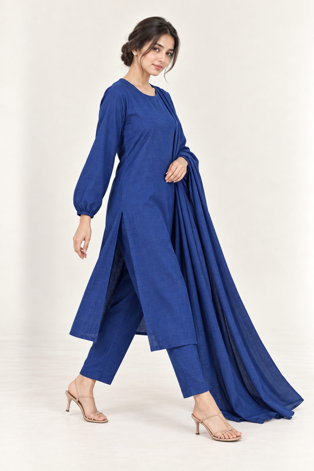 Gulelalah Farah — Royal Blue Khaddar
